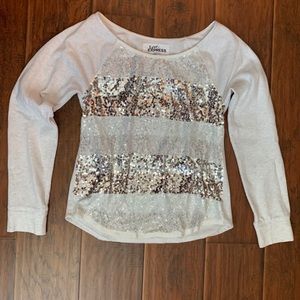 Express white sweater size medium